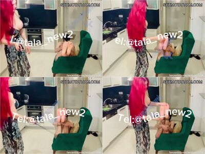 رولا تقوم تعاقب عبدها بفلقة أقدام